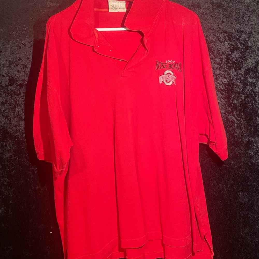 Rose Bowl Ohio State Mens Polo shirt XXL